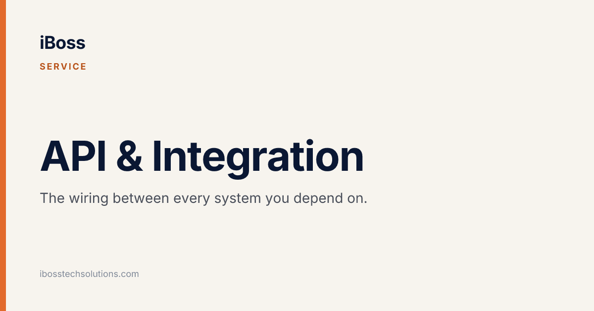 API & Integration, iBoss